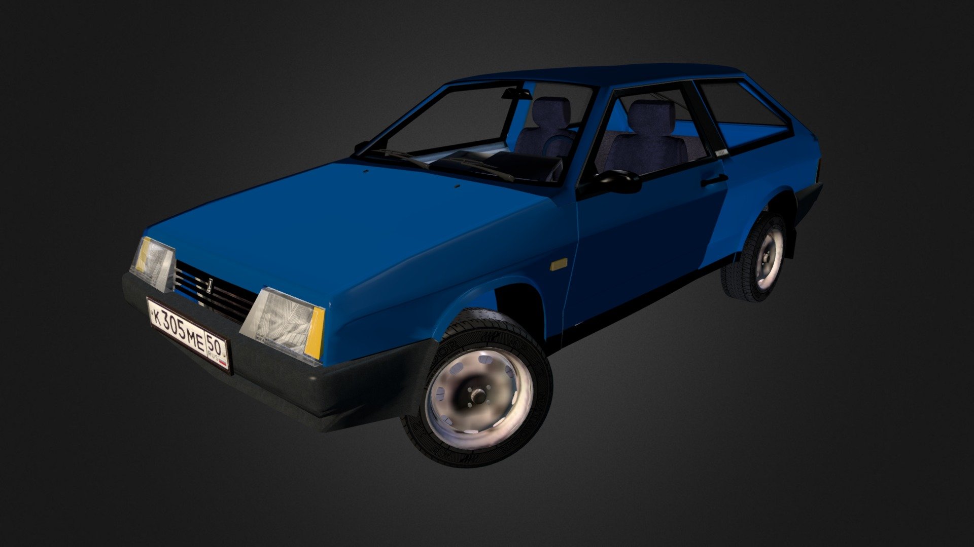 Low-poly model of the russian car You can buy it here -link removed- or here -link removed- - VAZ 2108 - 3D model by Pavel Shabanov (@coolerinc) 3d model
