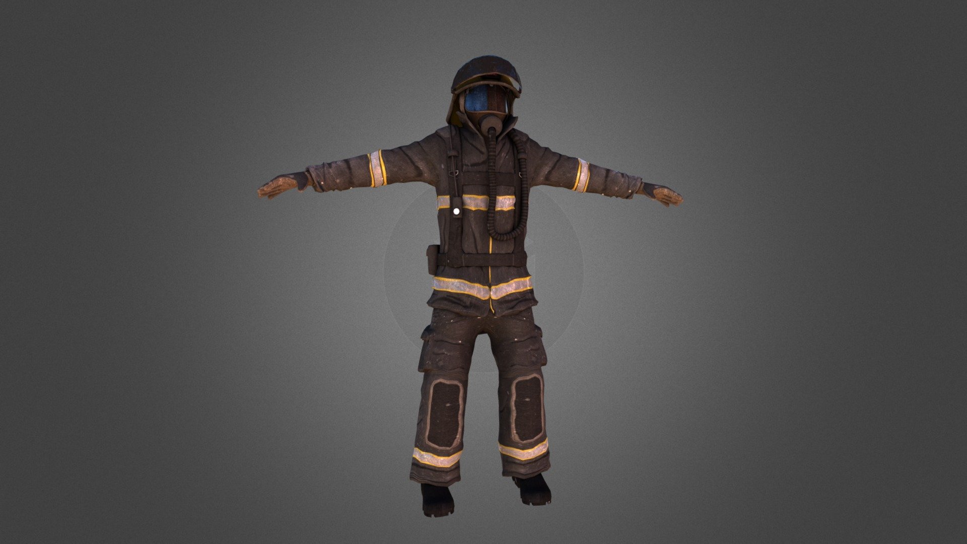 Fireman - 3D model by Jimonions (@jim-onions) 3d model
