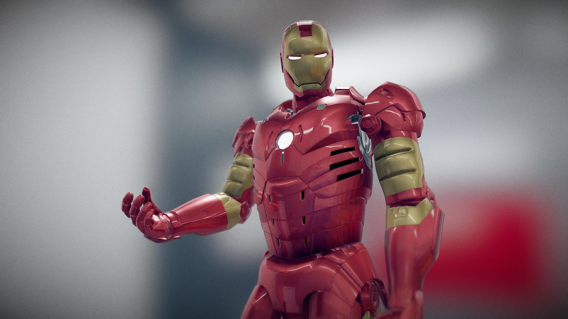 Iron Man by  Bruno Oliveira - 3D model by Mike Pan (@mike) 3d model