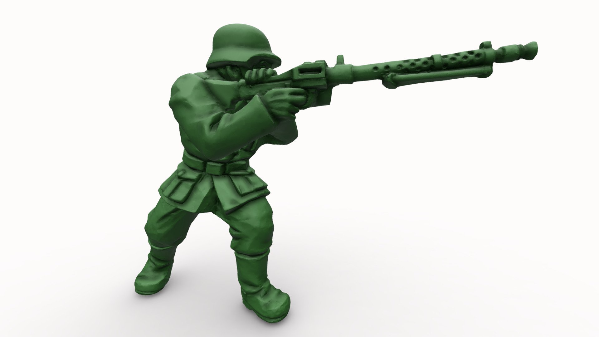 3d scan of a toy soldier used to remake the mold tool - Toy Soldier - Buy Royalty Free 3D model by Europac3d 3d model
