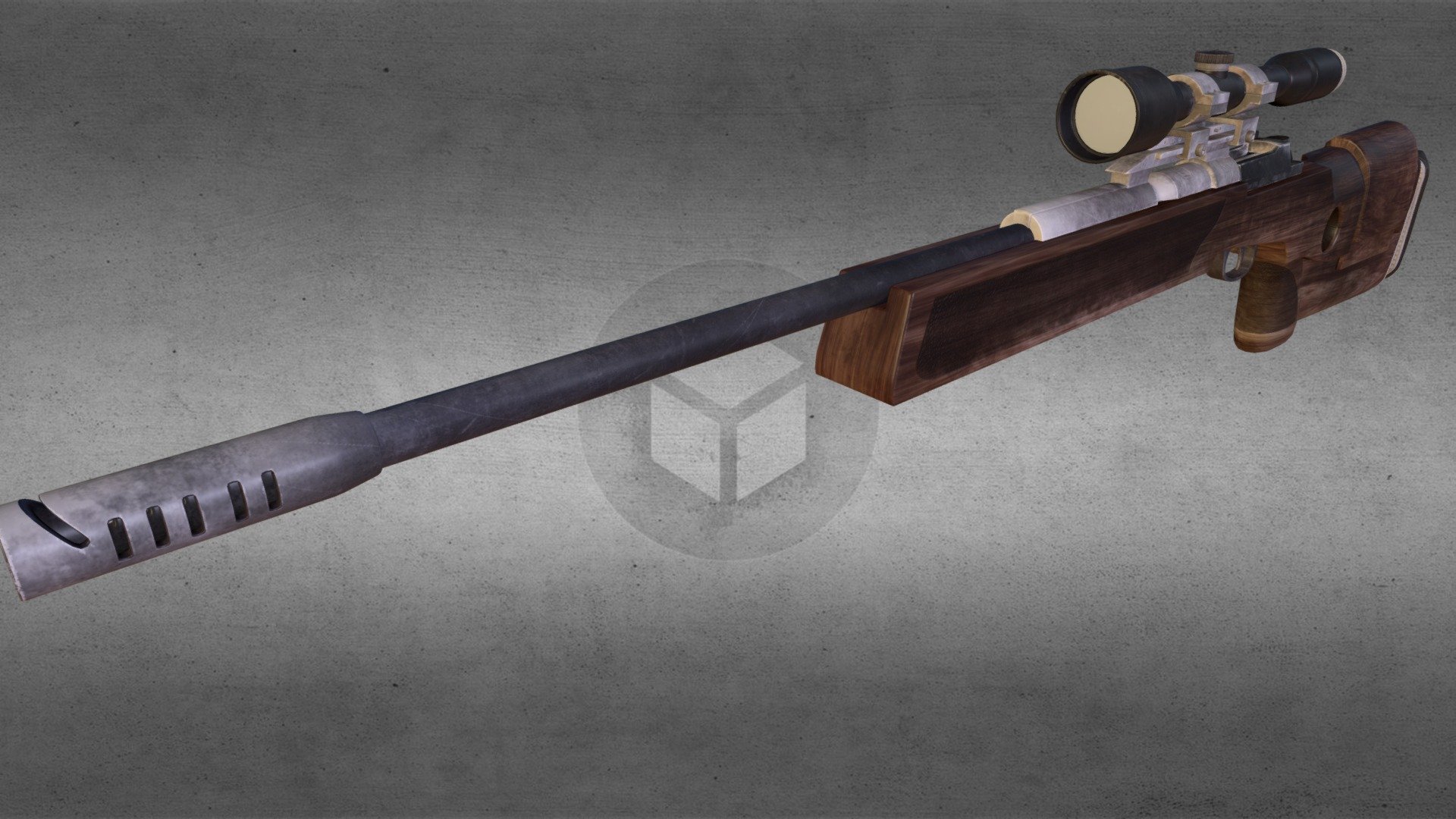 The Mauser SP66 sniper rifle was designed to fire a .308W round from a 5 round clip. It is highly accurate at long ranges when combined with a good scope. -The War Z - Mauser SP66 - 3D model by Revel 3d model
