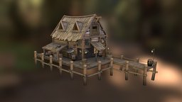 Pirates: Dock dock, buiding, game, 3d, art, environment
