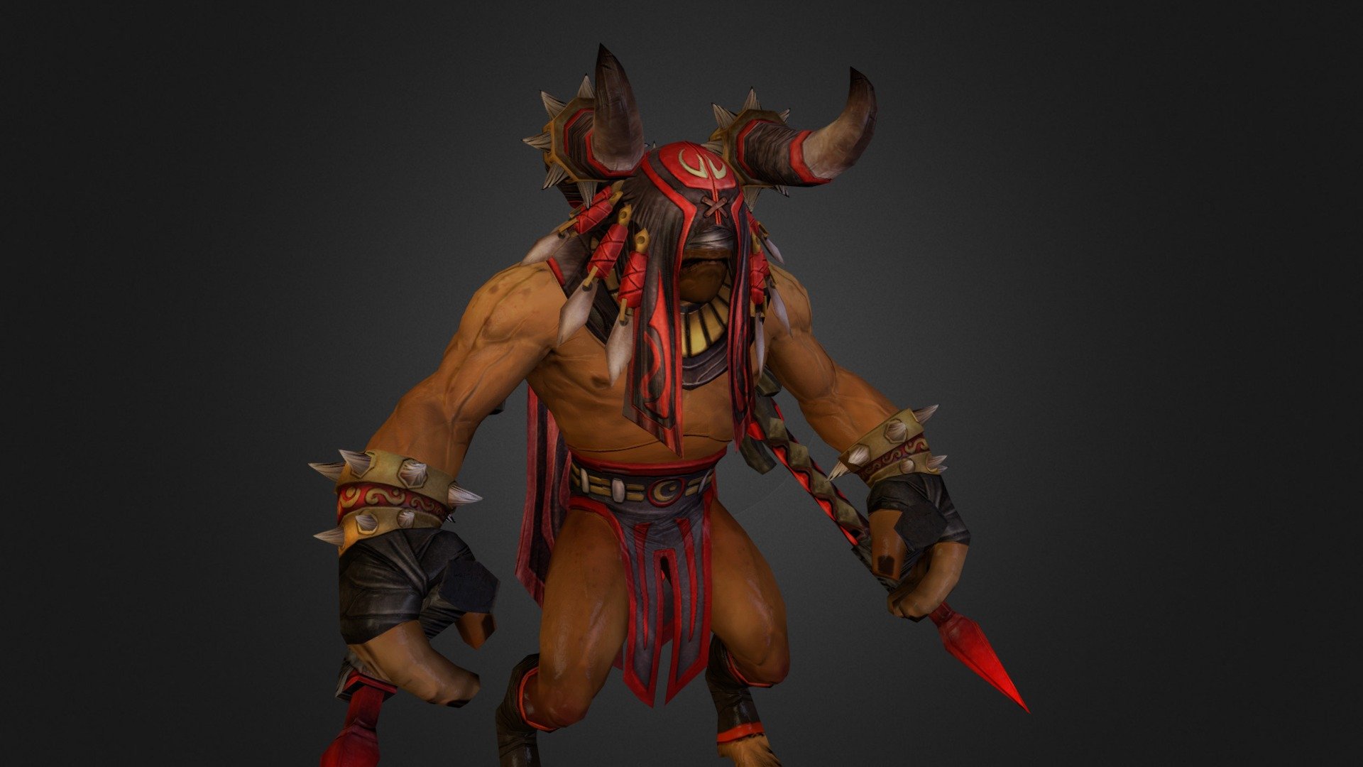 Bloodseeker Tribal Terror Set - 3D model by konartist3d 3d model