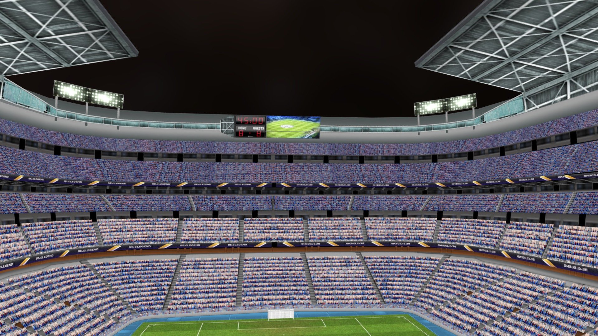 Stadium - 3D model by joselopezmv (@JoseMiguelLopezVera) 3d model